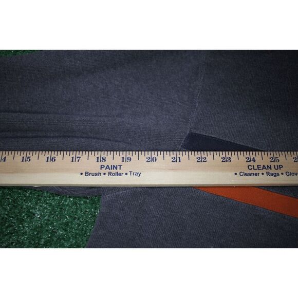 Route 66 Gray Striped Pullover Sweatshirt Large Vintage Style Crewneck - Picture 5 of 7